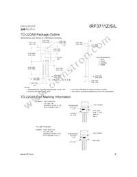 IRF3711ZSTRR Datasheet Page 9