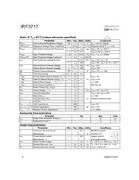 IRF3717 Datasheet Page 2