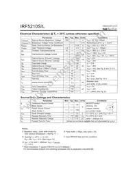 IRF5210L Datasheet Page 2