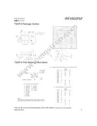 IRF5800TRPBF Datasheet Page 7
