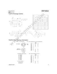 IRF5802TR Datasheet Page 7