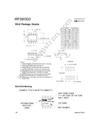 IRF5803D2TR Datasheet Page 10