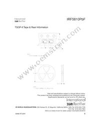 IRF5810TRPBF Datasheet Page 9