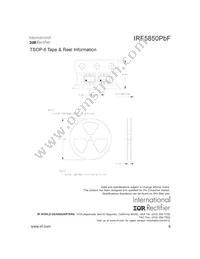 IRF5850TRPBF Datasheet Page 9