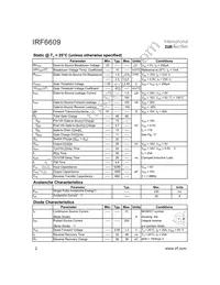 IRF6609TR1 Datasheet Page 2