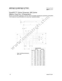 IRF6612TR1 Datasheet Page 8