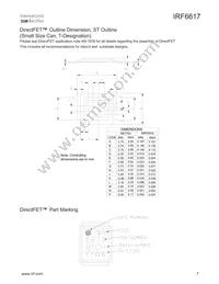 IRF6617TR1 Datasheet Page 7