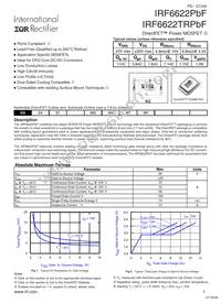 IRF6622TRPBF Datasheet Cover