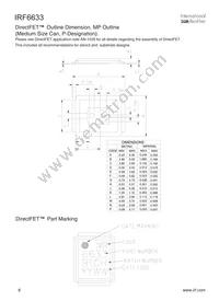 IRF6633TR1 Datasheet Page 8