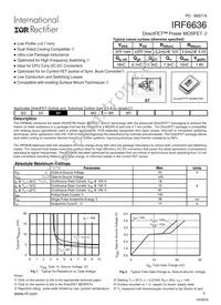 IRF6636TR1 Cover