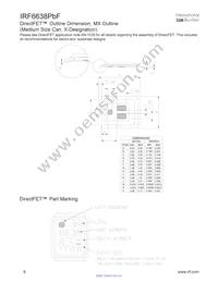 IRF6638TRPBF Datasheet Page 8