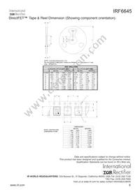 IRF6645 Datasheet Page 9