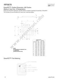 IRF6678TR1 Datasheet Page 8
