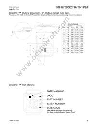 IRF6706S2TRPBF Datasheet Page 9