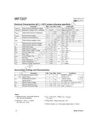 IRF7207TR Datasheet Page 2