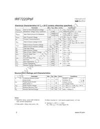 IRF7220TRPBF Datasheet Page 2