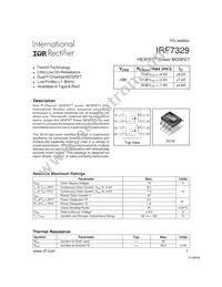 IRF7329TR Datasheet Cover