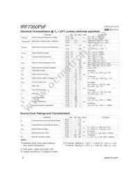 IRF7350TRPBF Datasheet Page 2