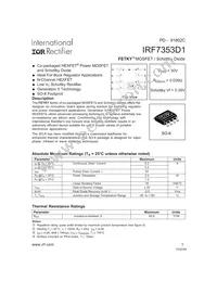 IRF7353D1TR Datasheet Cover