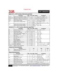 IRF7380QTRPBF Datasheet Page 2