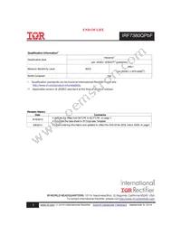 IRF7380QTRPBF Datasheet Page 9