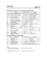 IRF7403TR Datasheet Page 2