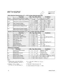 IRF7416QTRPBF Datasheet Page 2