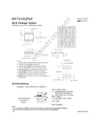 IRF7416QTRPBF Datasheet Page 8