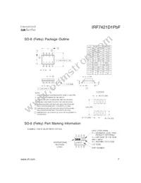 IRF7421D1PBF Datasheet Page 7