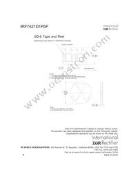 IRF7421D1PBF Datasheet Page 8