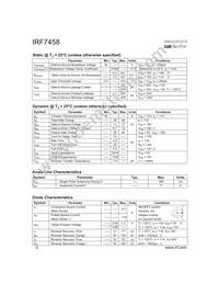 IRF7458TR Datasheet Page 2