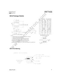 IRF7458TR Datasheet Page 7