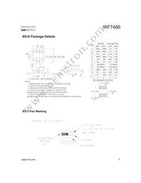 IRF7466TR Datasheet Page 7