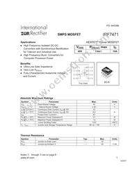 IRF7471TR Datasheet Cover