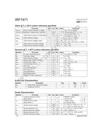 IRF7471TR Datasheet Page 2
