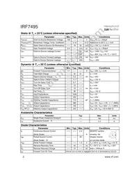 IRF7495TR Datasheet Page 2