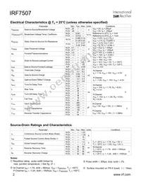 IRF7507TR Datasheet Page 2