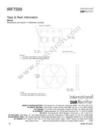 IRF7509TR Datasheet Page 8