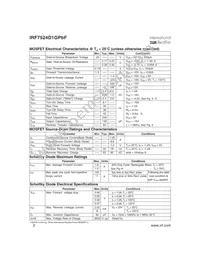 IRF7524D1GTRPBF Datasheet Page 2