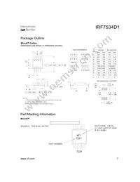 IRF7534D1TR Datasheet Page 7