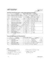 IRF7555TRPBF Datasheet Page 2