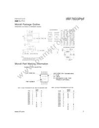 IRF7603TRPBF Datasheet Page 7
