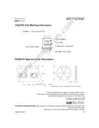 IRF7701TRPBF Datasheet Page 9