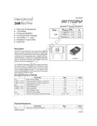 IRF7702TRPBF Cover