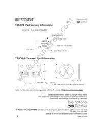 IRF7705TRPBF Datasheet Page 8