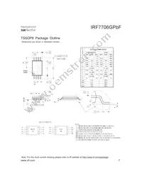 IRF7706GTRPBF Datasheet Page 7