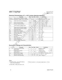 IRF7750TRPBF Datasheet Page 2