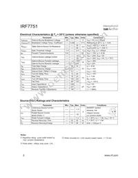 IRF7751TR Datasheet Page 2