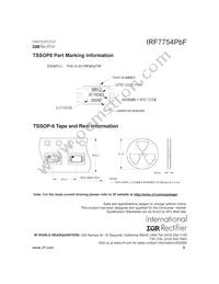 IRF7754TRPBF Datasheet Page 9