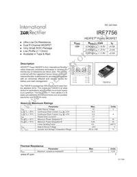 IRF7756TR Cover